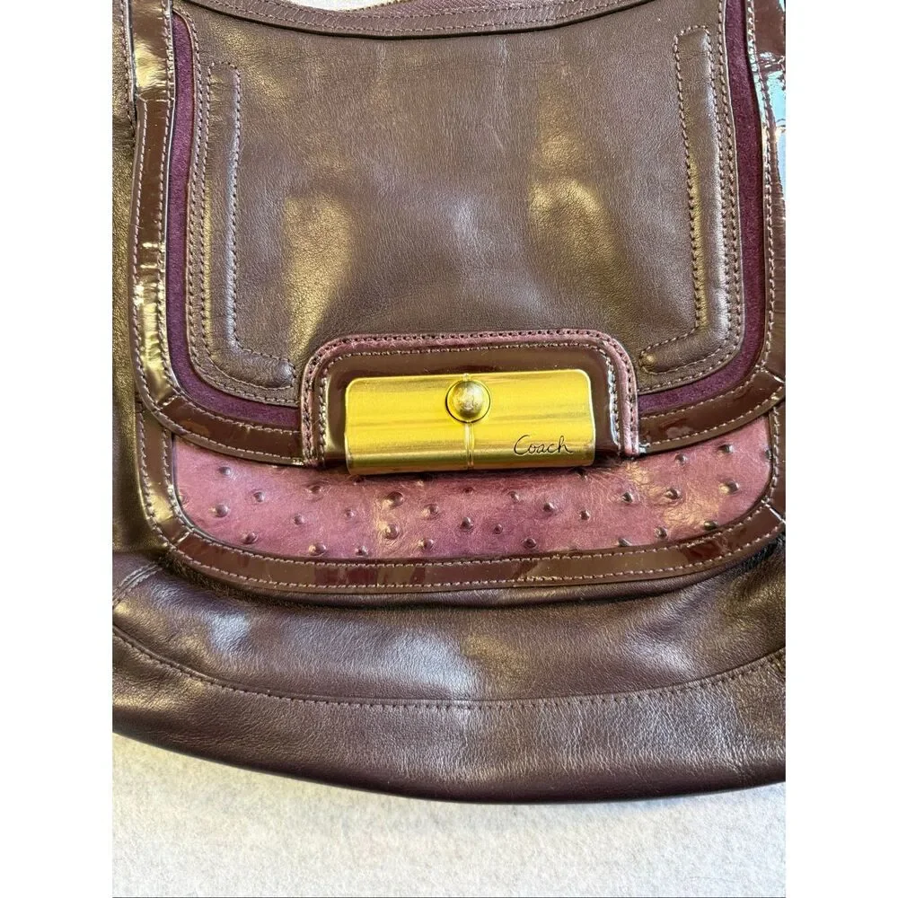 Coach Kristin Spectator N/S Tote Coach Kristin spectator hobo bag purple